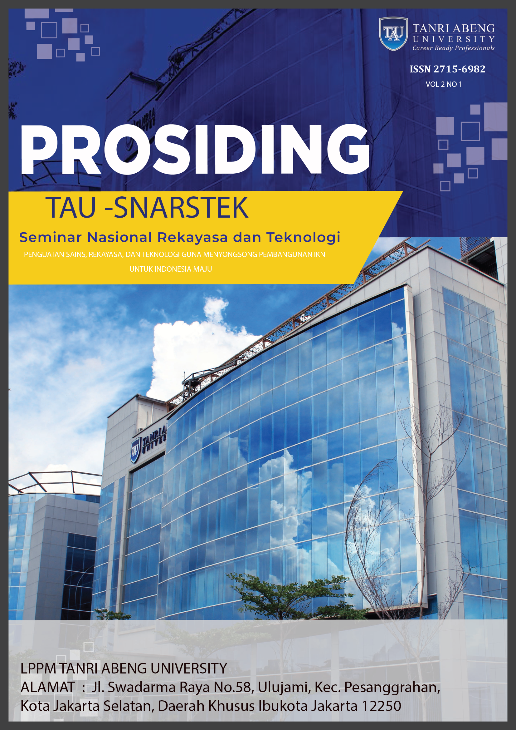 Prosiding TAU SNARS-TEK Seminar Nasional Rekayasa Sains dan Teknologi